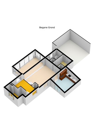 Floorplan - Ompertsestraat 17, 7045 AJ Azewijn